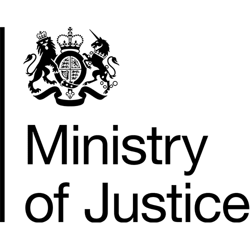 Logo of the UK Government's Ministry of Justice
